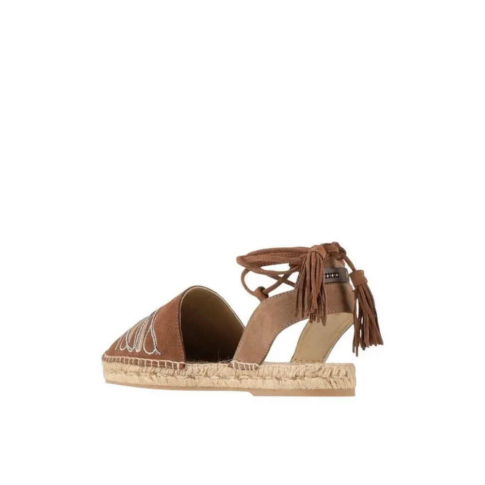 NIB Peserico Beige Suede Espadrilles